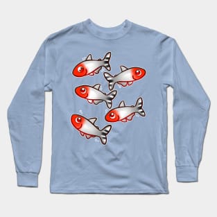 Rummy Nose Tetras Long Sleeve T-Shirt